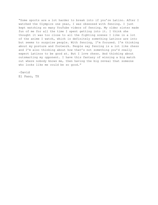 Response to "When did you stand up for yourself/ your family/ your beliefs?"
